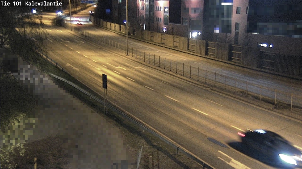 Weather Camera Image Väg 101 Kalevalantie, Espoo, Uusimaa