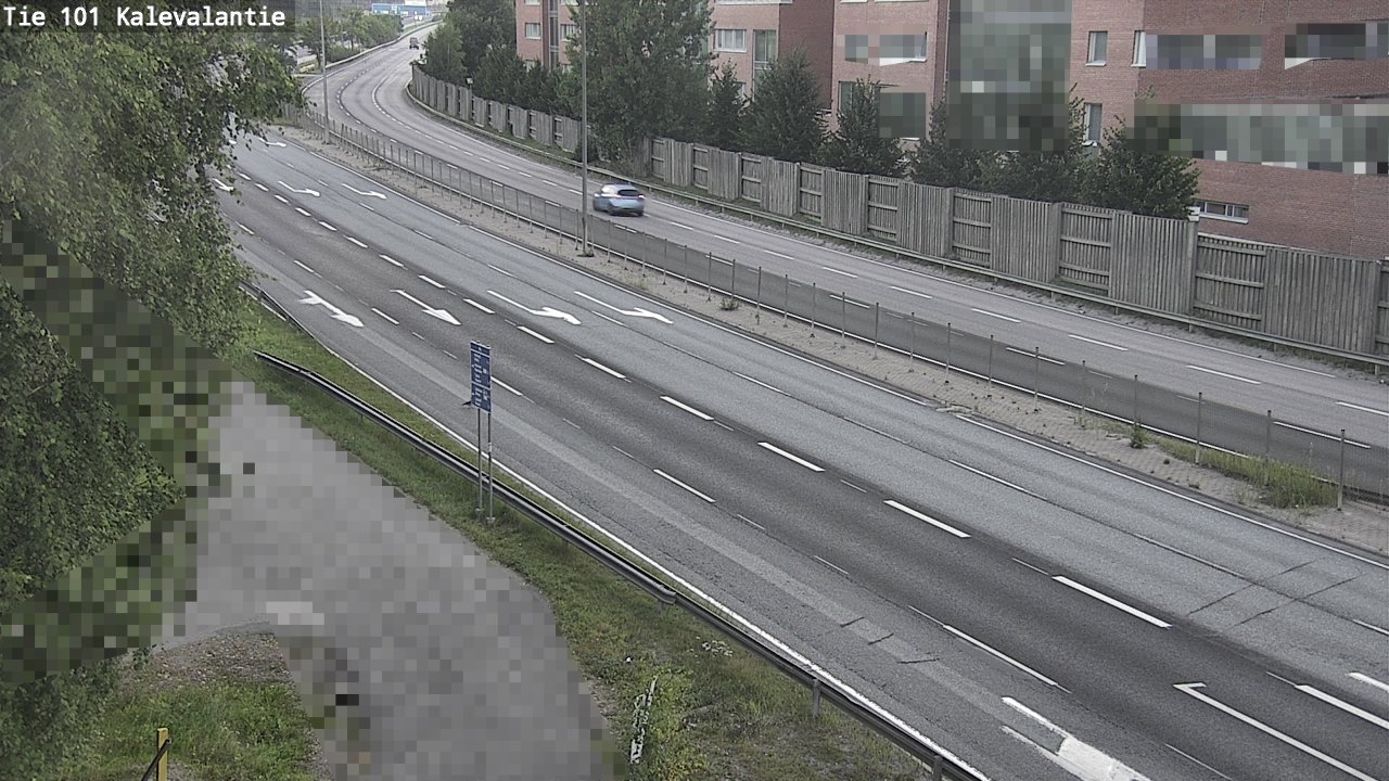 Weather Camera Image Väg 101 Kalevalantie, Espoo, Uusimaa