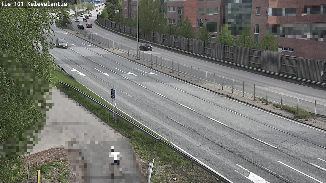 Weather Camera Image Väg 101 Kalevalantie, Espoo, Uusimaa