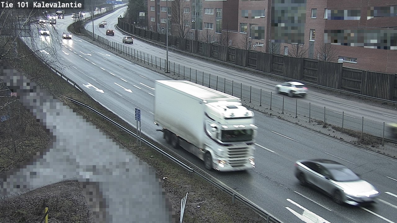 Weather Camera Image Road 101 Kalevalantie, Espoo, Uusimaa