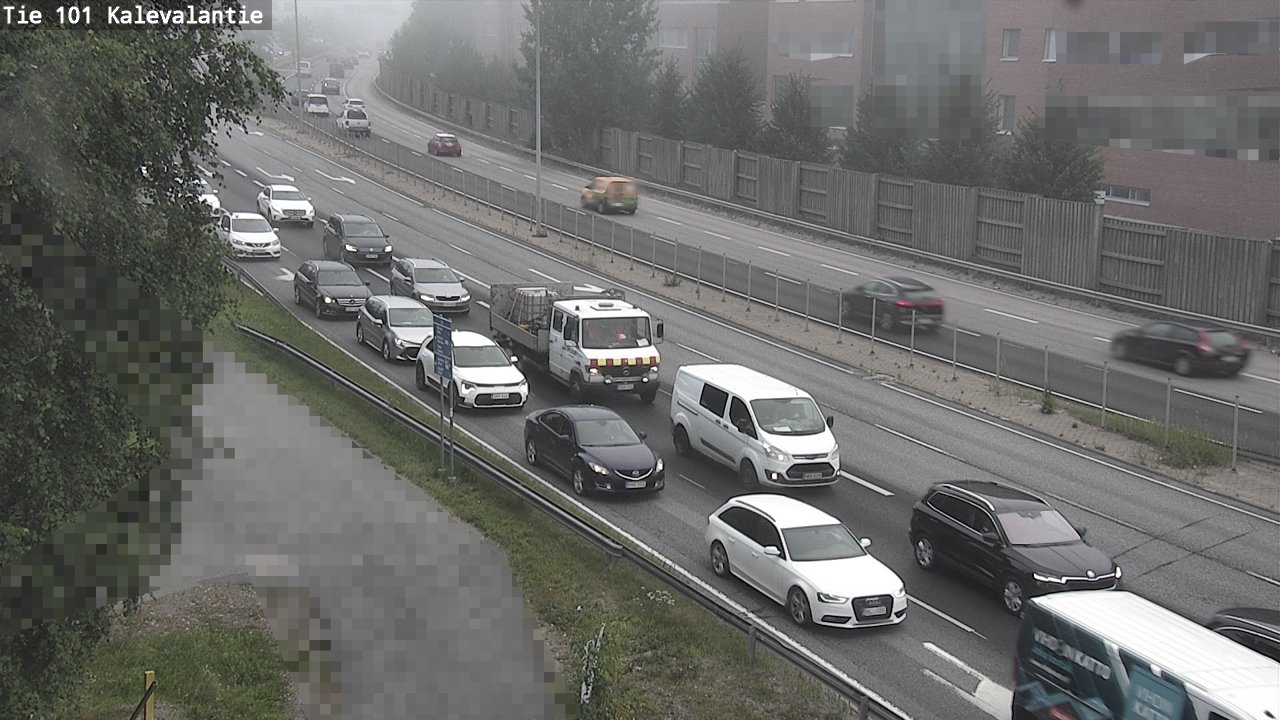Weather Camera Image Väg 101 Kalevalantie, Espoo, Uusimaa