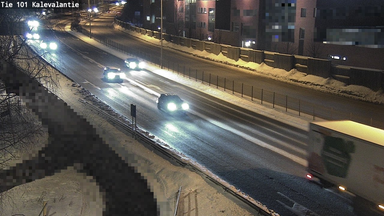 Weather Camera Image Väg 101 Kalevalantie, Espoo, Uusimaa