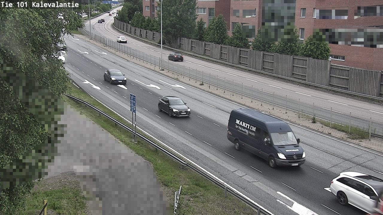 Weather Camera Image Road 101 Kalevalantie, Espoo, Uusimaa