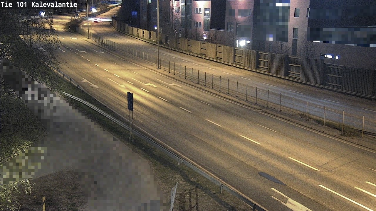 Weather Camera Image Väg 101 Kalevalantie, Espoo, Uusimaa