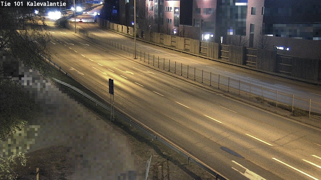 Weather Camera Image Väg 101 Kalevalantie, Espoo, Uusimaa