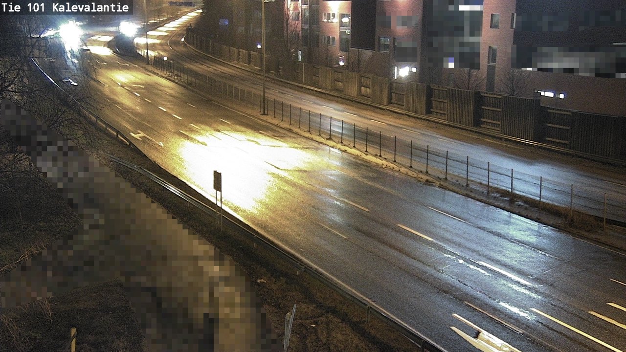 Weather Camera Image Väg 101 Kalevalantie, Espoo, Uusimaa