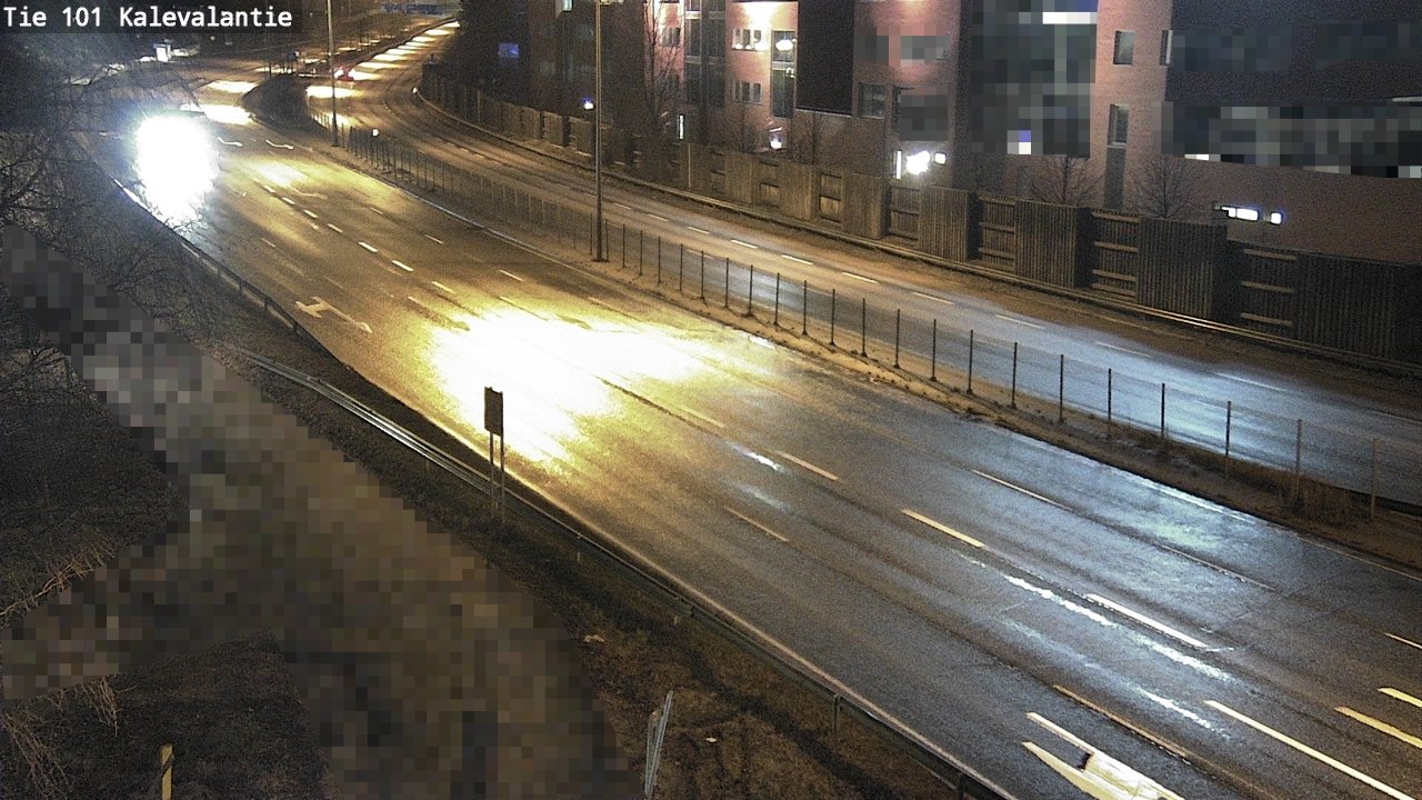 Weather Camera Image Väg 101 Kalevalantie, Espoo, Uusimaa