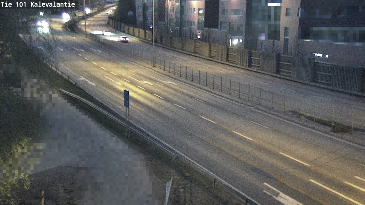 Weather Camera Image Väg 101 Kalevalantie, Espoo, Uusimaa