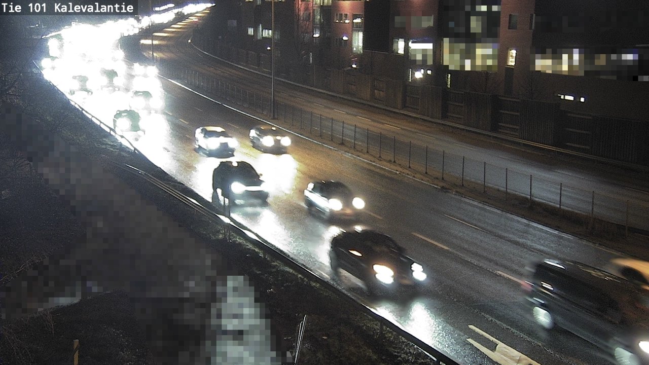 Weather Camera Image Väg 101 Kalevalantie, Espoo, Uusimaa