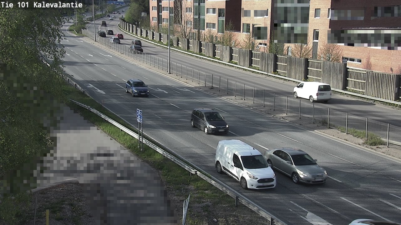 Weather Camera Image Väg 101 Kalevalantie, Espoo, Uusimaa