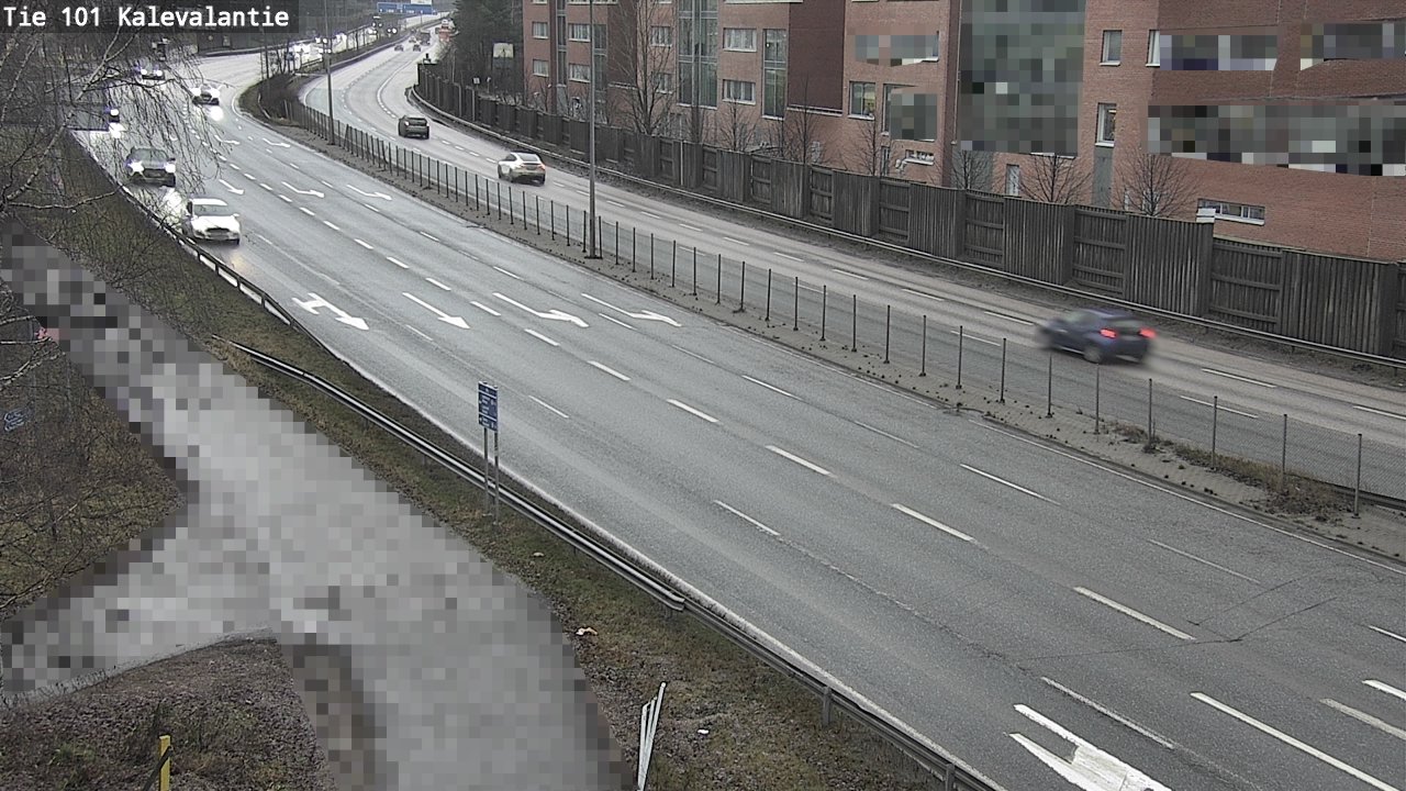 Weather Camera Image Road 101 Kalevalantie, Espoo, Uusimaa
