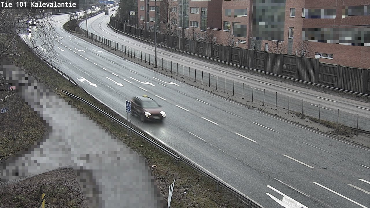 Weather Camera Image Road 101 Kalevalantie, Espoo, Uusimaa