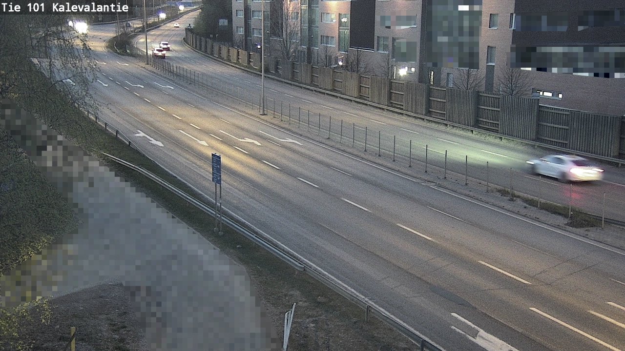 Weather Camera Image Väg 101 Kalevalantie, Espoo, Uusimaa
