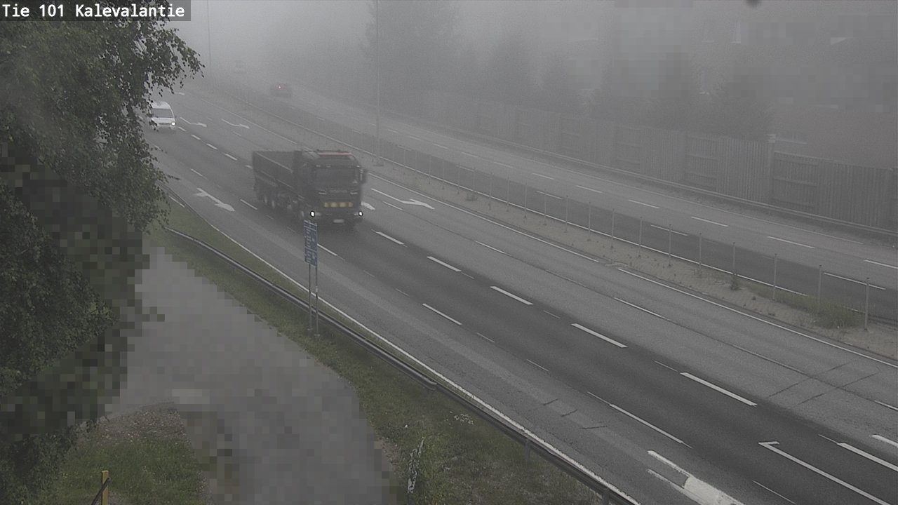 Weather Camera Image Väg 101 Kalevalantie, Espoo, Uusimaa