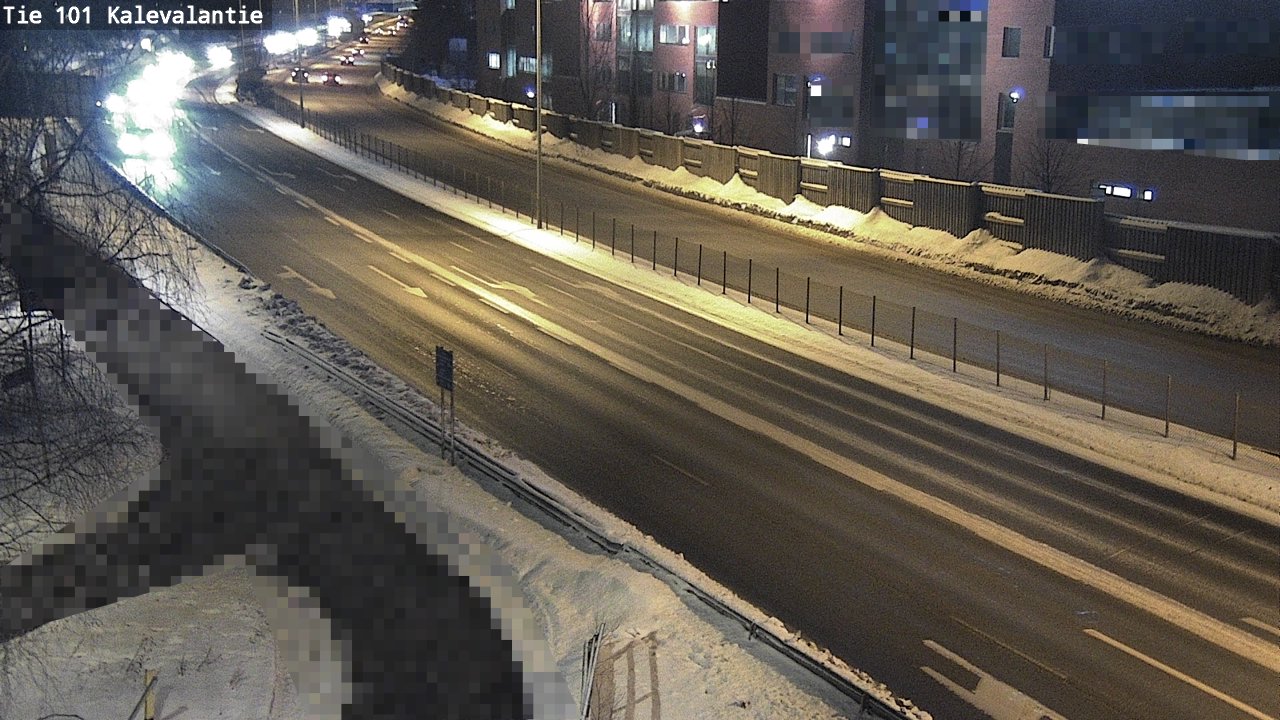 Weather Camera Image Väg 101 Kalevalantie, Espoo, Uusimaa