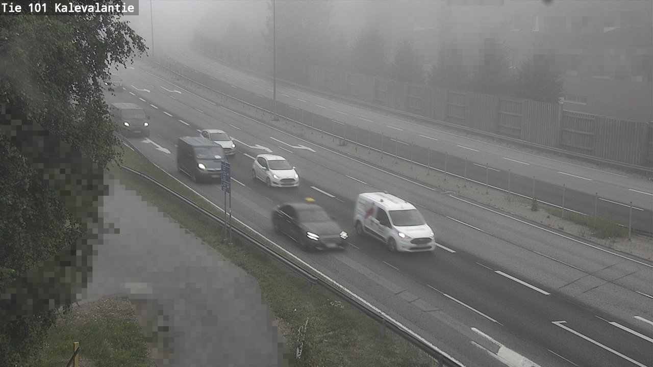 Weather Camera Image Väg 101 Kalevalantie, Espoo, Uusimaa