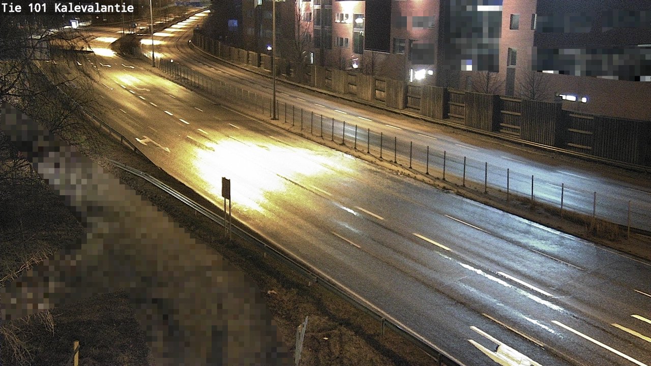 Weather Camera Image Väg 101 Kalevalantie, Espoo, Uusimaa