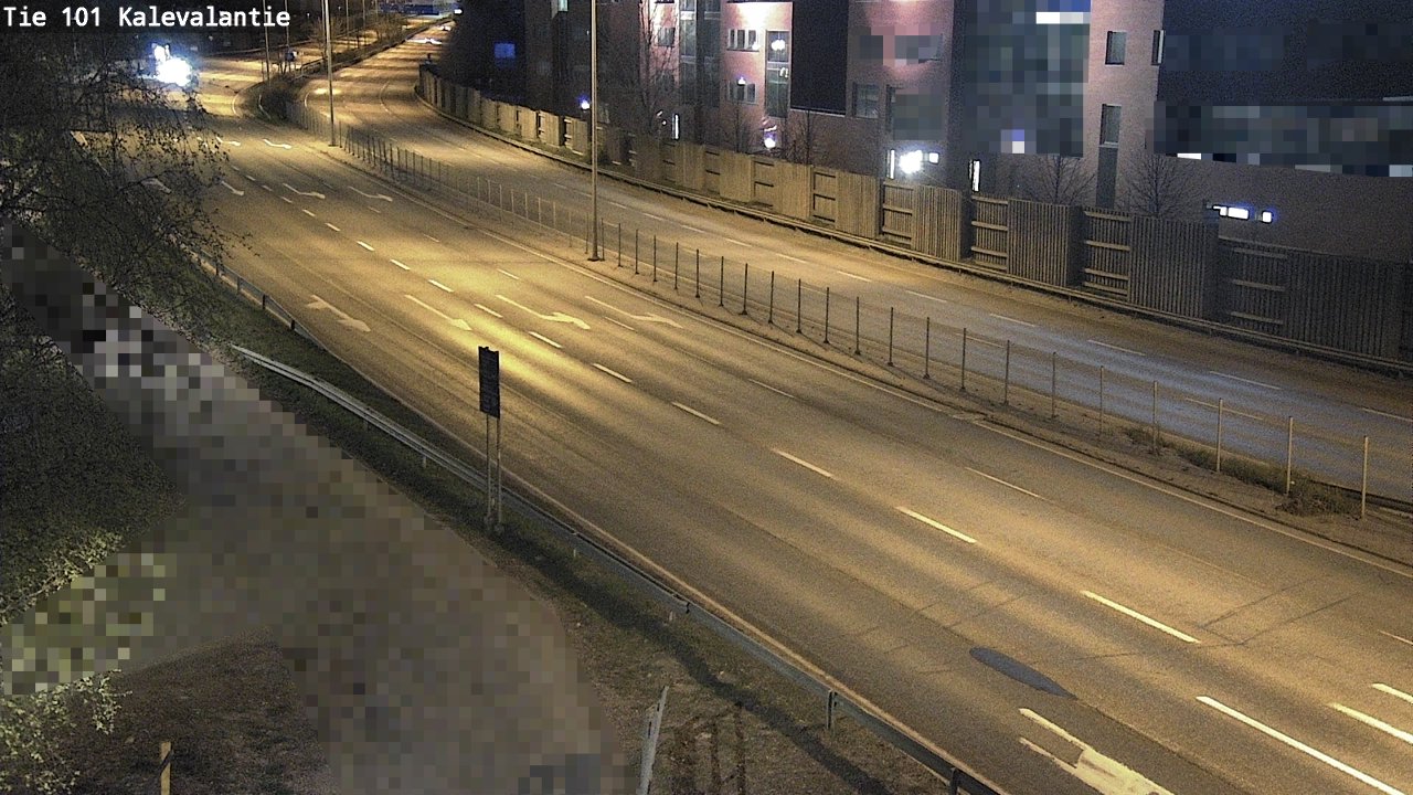 Weather Camera Image Väg 101 Kalevalantie, Espoo, Uusimaa