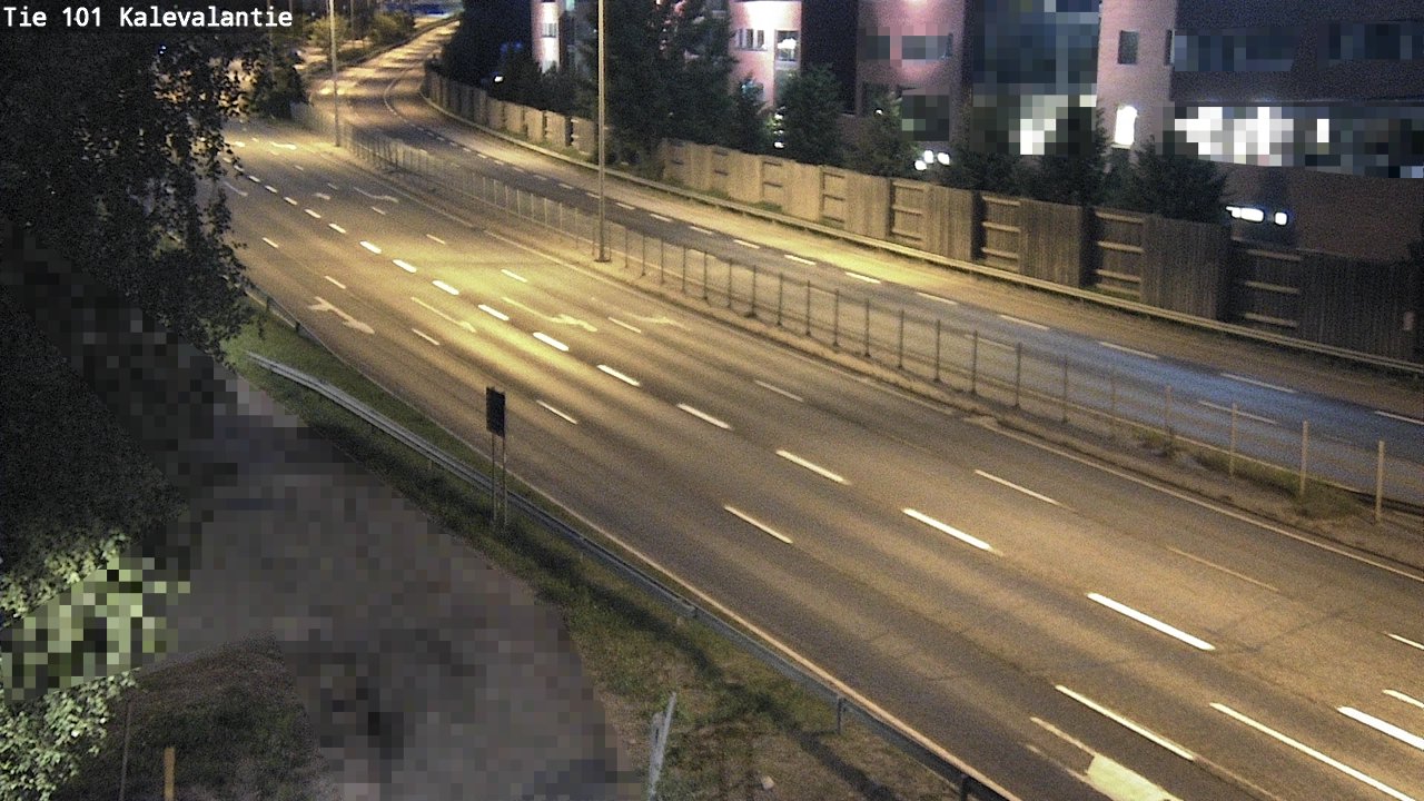 Weather Camera Image Väg 101 Kalevalantie, Espoo, Uusimaa