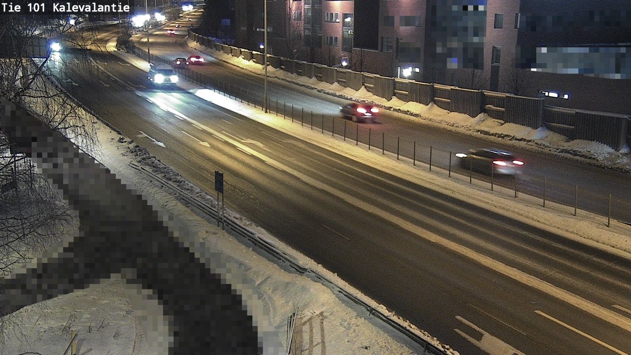 Weather Camera Image Road 101 Kalevalantie, Espoo, Uusimaa