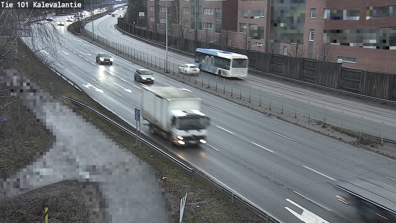 Weather Camera Image Road 101 Kalevalantie, Espoo, Uusimaa