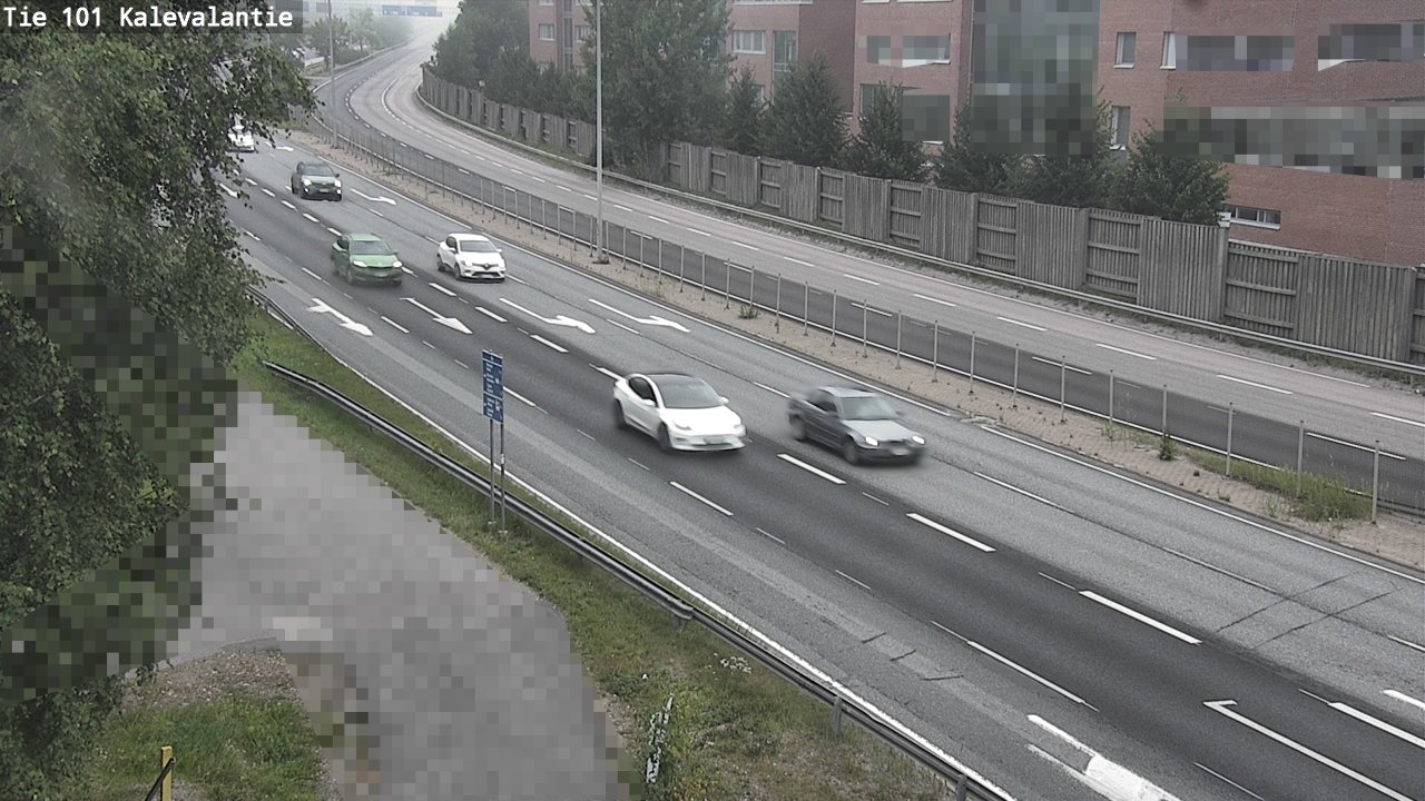 Weather Camera Image Väg 101 Kalevalantie, Espoo, Uusimaa