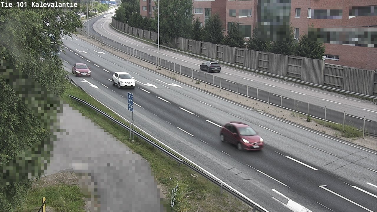 Weather Camera Image Väg 101 Kalevalantie, Espoo, Uusimaa