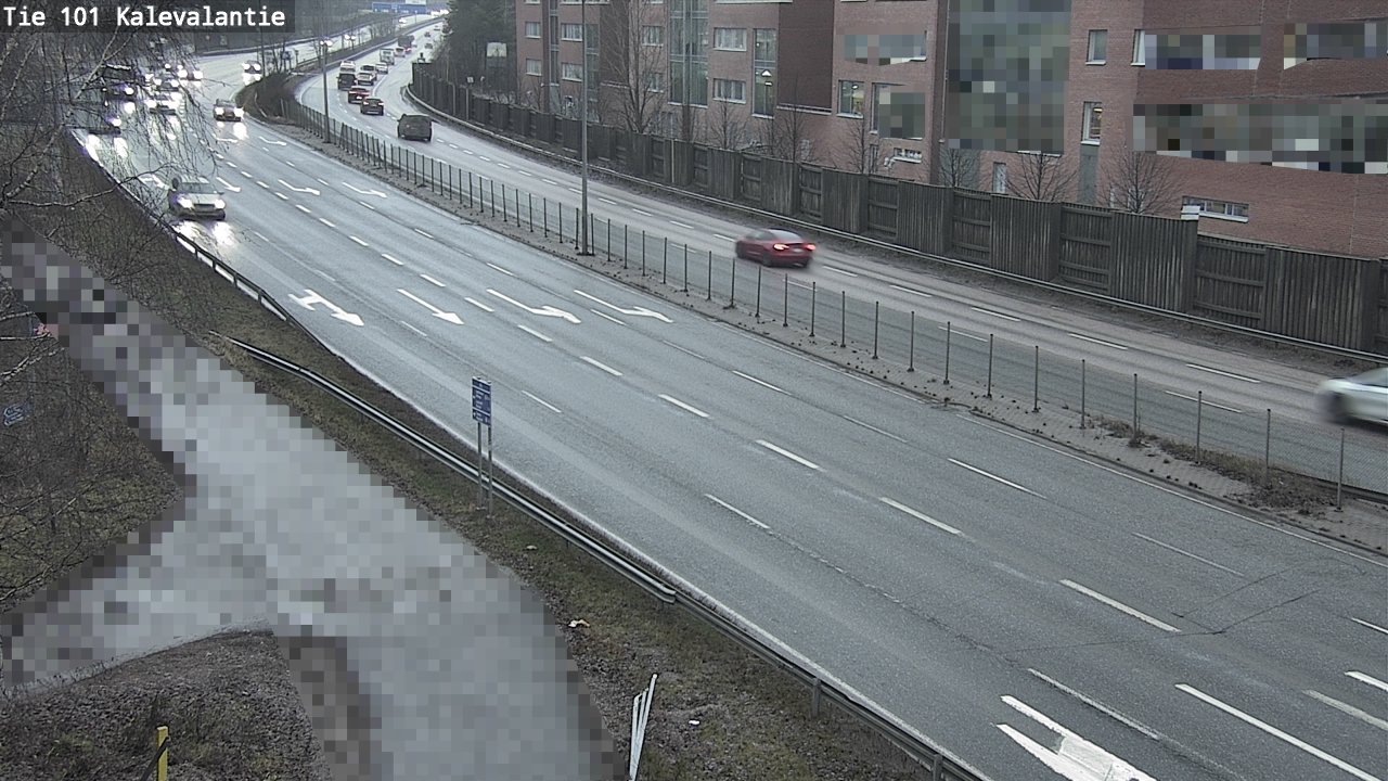 Weather Camera Image Road 101 Kalevalantie, Espoo, Uusimaa