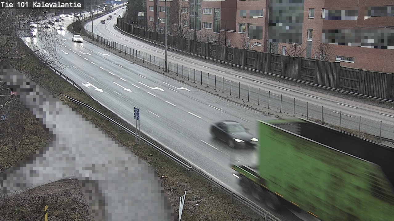 Weather Camera Image Road 101 Kalevalantie, Espoo, Uusimaa
