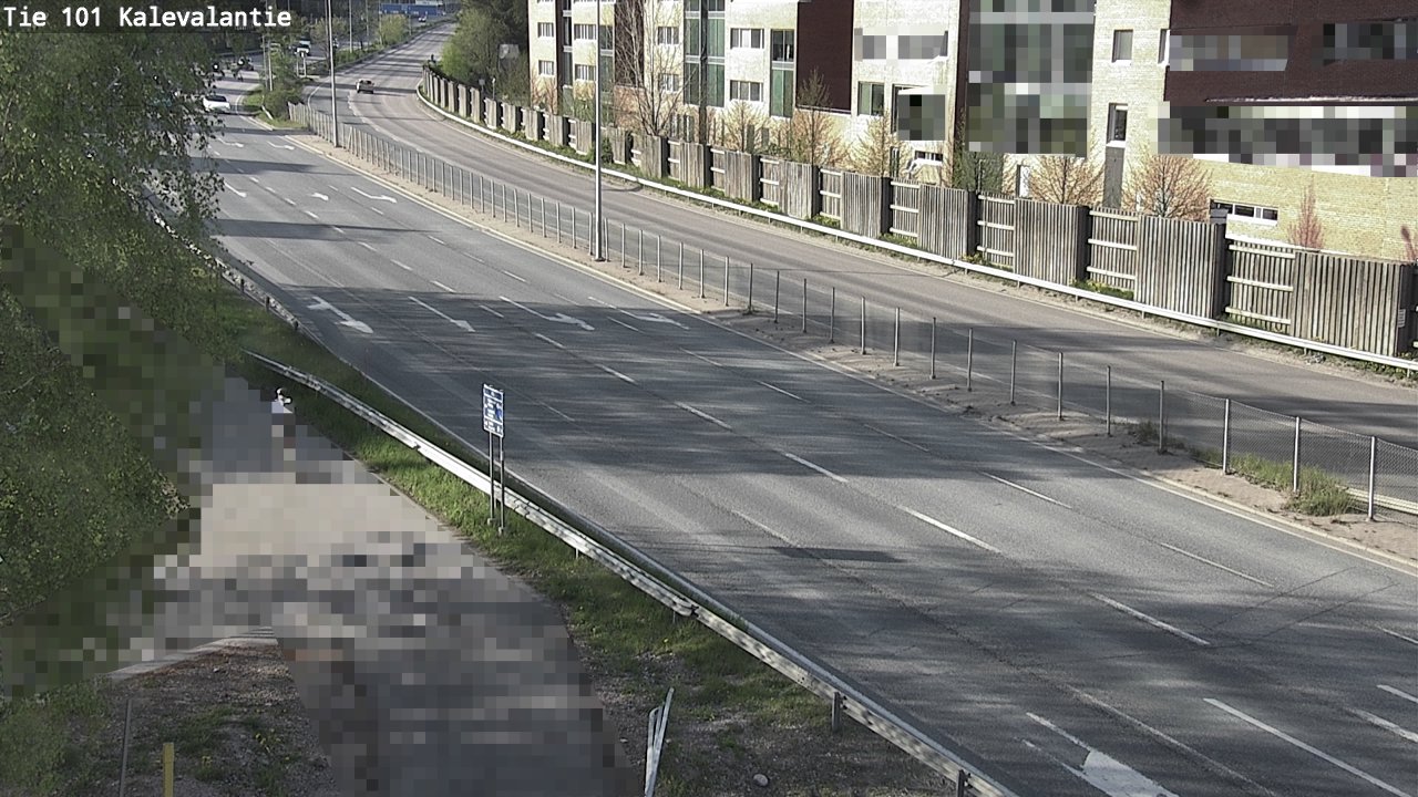 Weather Camera Image Väg 101 Kalevalantie, Espoo, Uusimaa