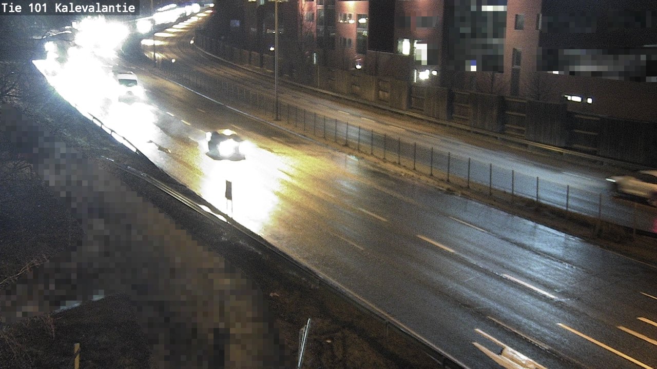 Weather Camera Image Väg 101 Kalevalantie, Espoo, Uusimaa