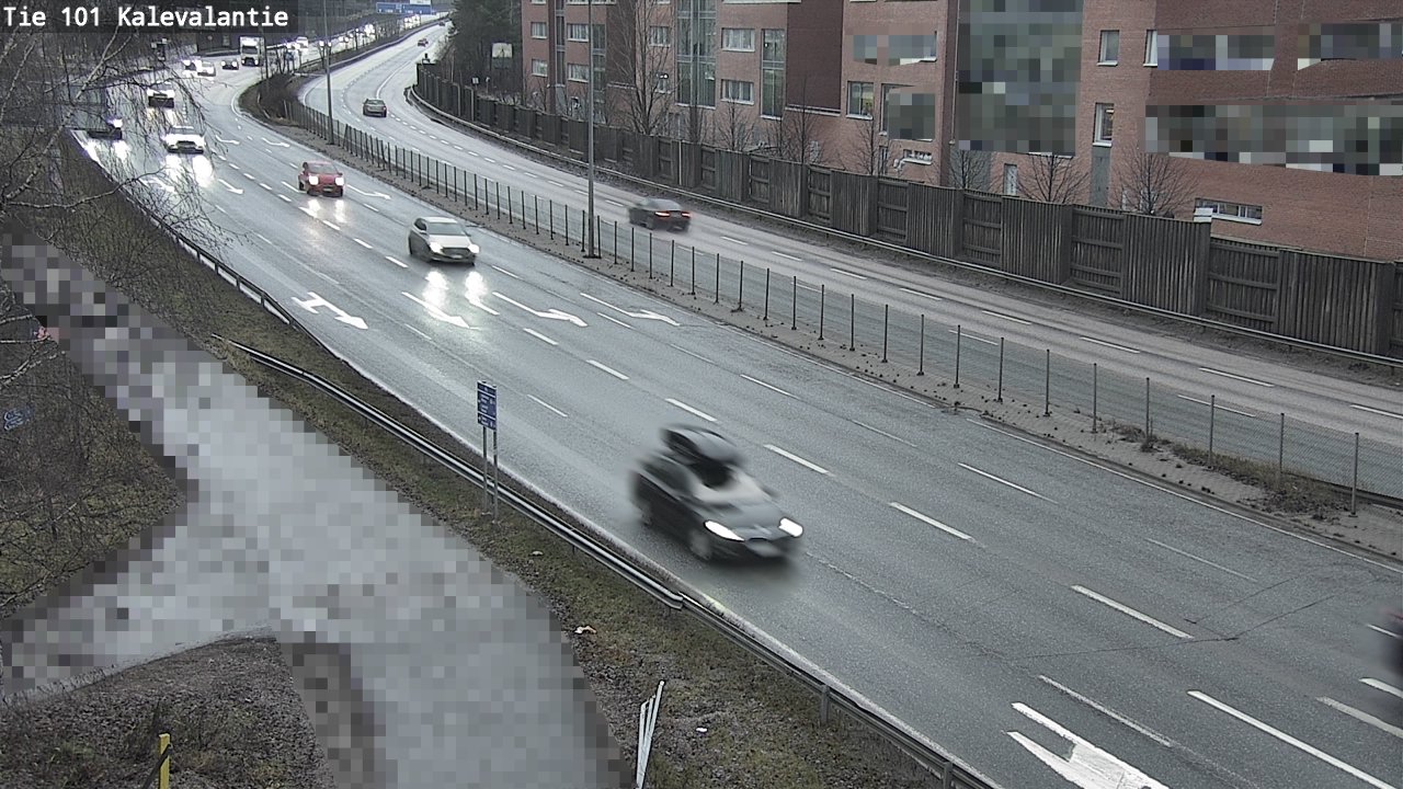 Weather Camera Image Road 101 Kalevalantie, Espoo, Uusimaa