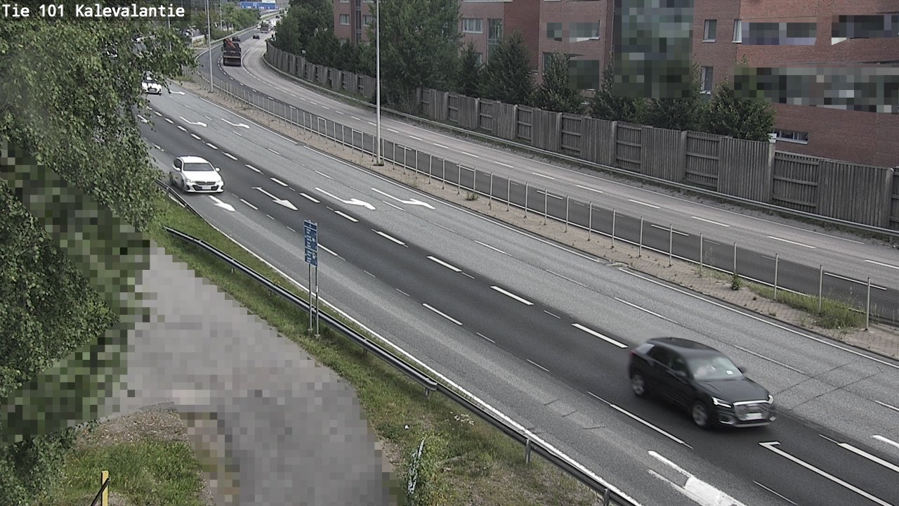 Weather Camera Image Väg 101 Kalevalantie, Espoo, Uusimaa
