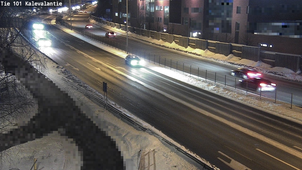 Weather Camera Image Väg 101 Kalevalantie, Espoo, Uusimaa