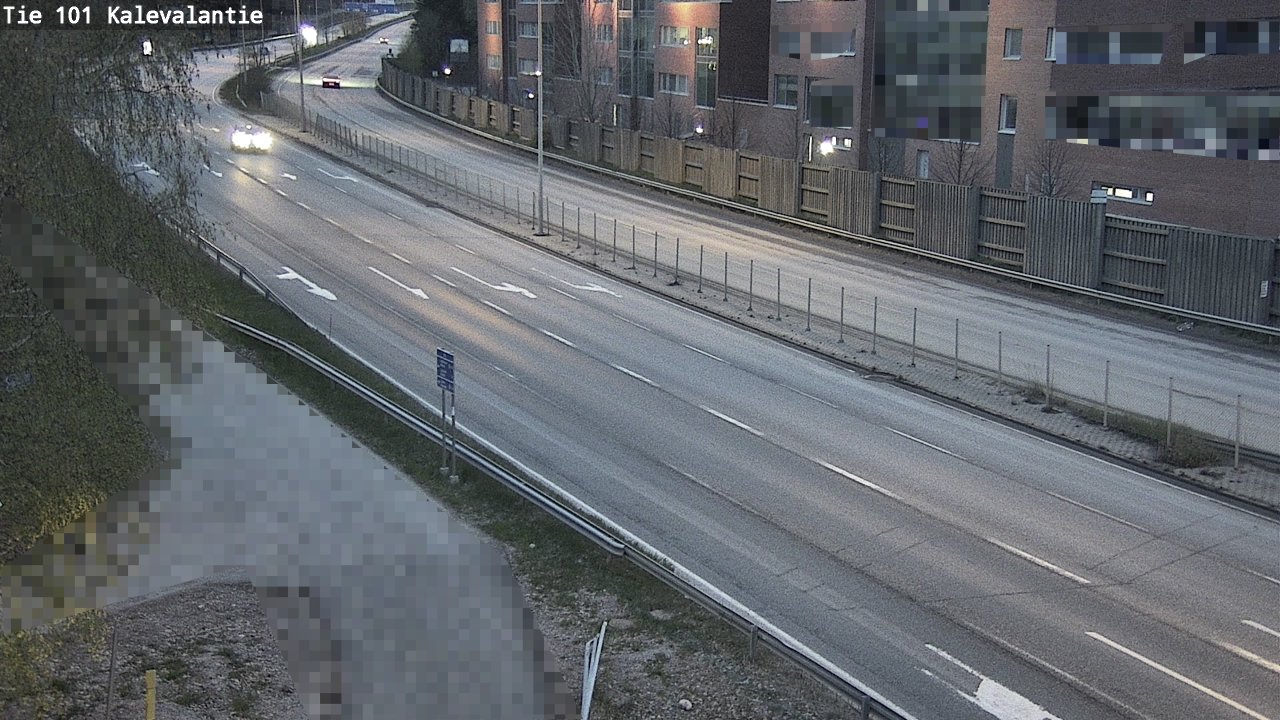Weather Camera Image Väg 101 Kalevalantie, Espoo, Uusimaa