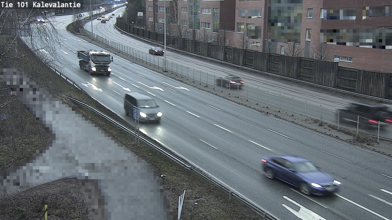 Weather Camera Image Road 101 Kalevalantie, Espoo, Uusimaa