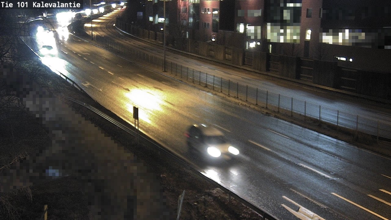 Weather Camera Image Väg 101 Kalevalantie, Espoo, Uusimaa