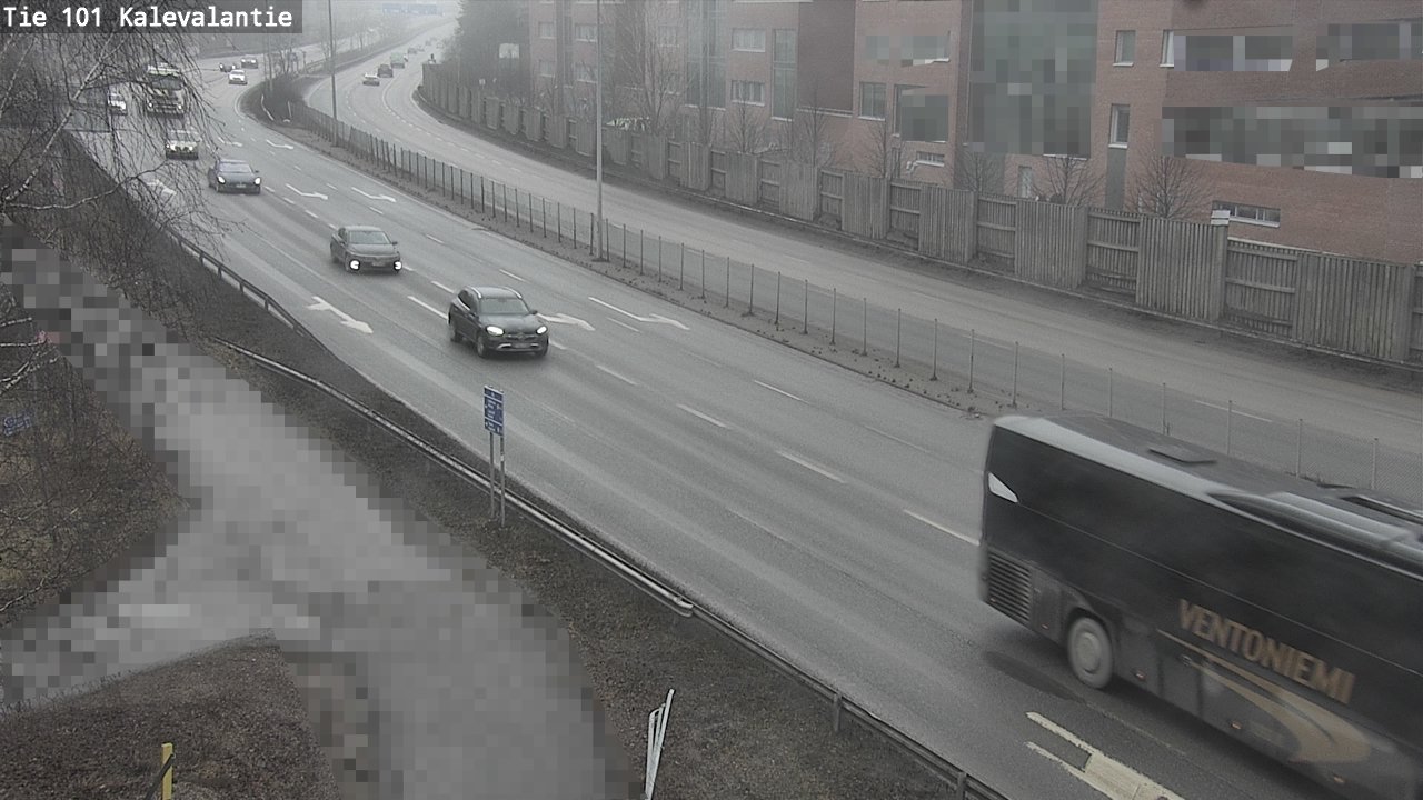 Weather Camera Image Road 101 Kalevalantie, Espoo, Uusimaa
