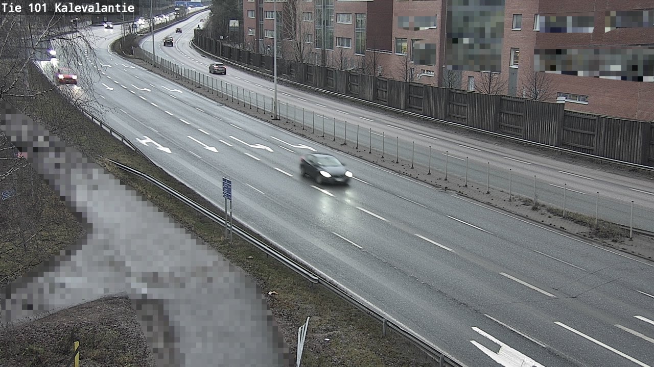 Weather Camera Image Road 101 Kalevalantie, Espoo, Uusimaa