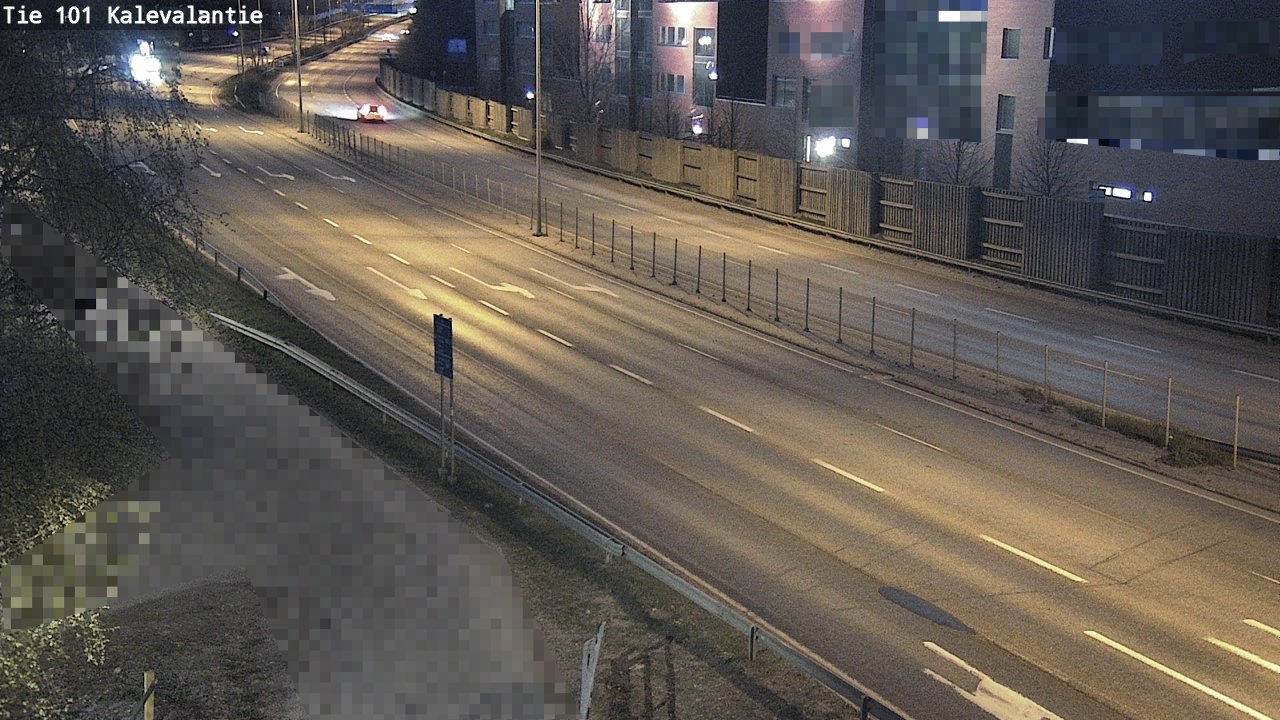 Weather Camera Image Väg 101 Kalevalantie, Espoo, Uusimaa
