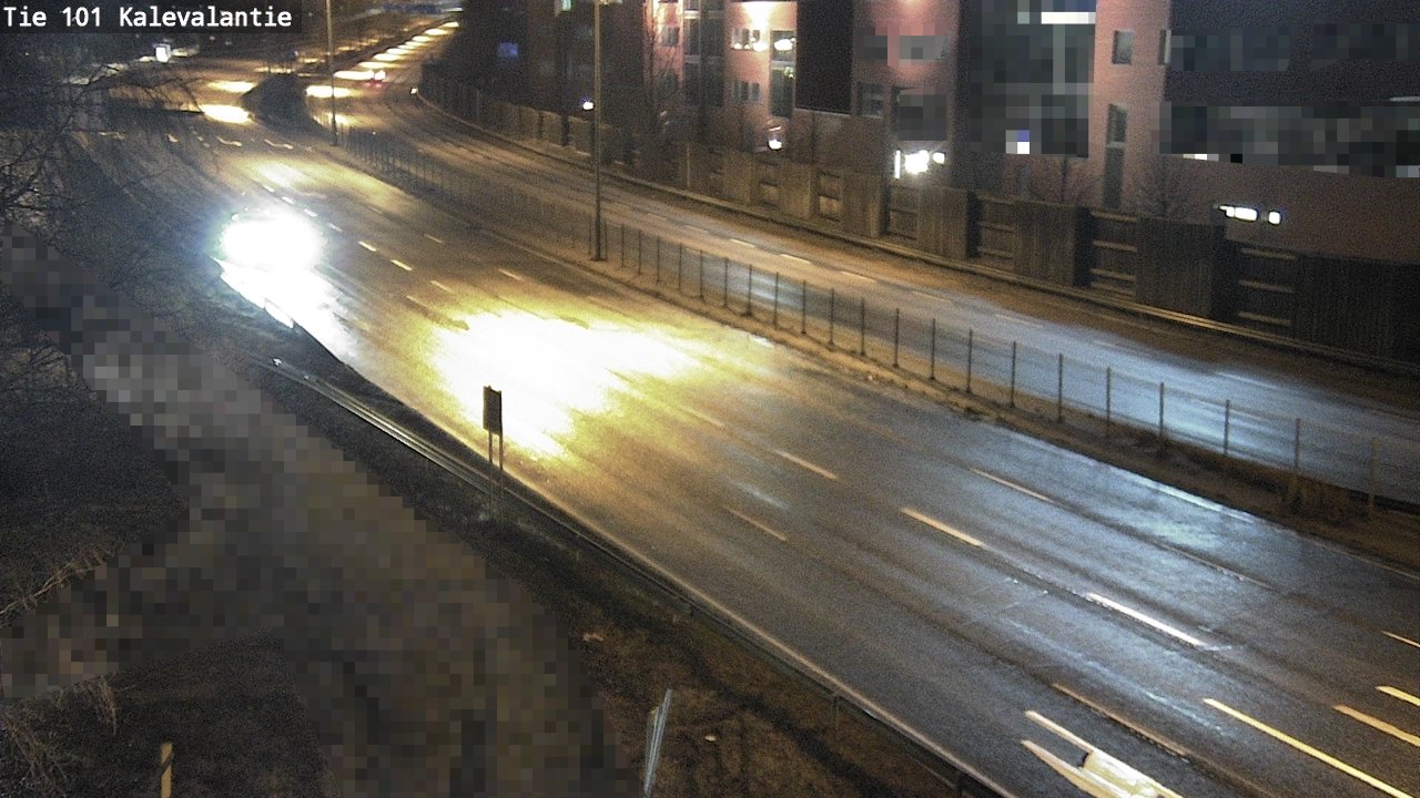 Weather Camera Image Väg 101 Kalevalantie, Espoo, Uusimaa