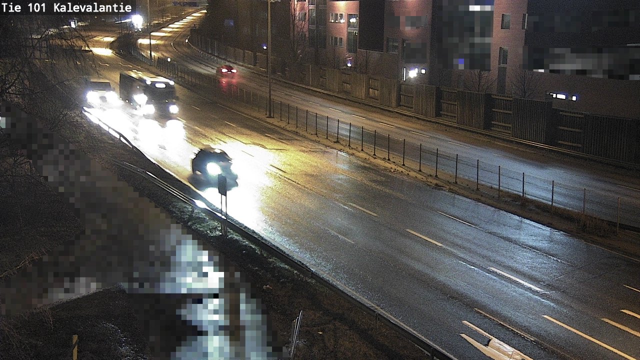 Weather Camera Image Väg 101 Kalevalantie, Espoo, Uusimaa