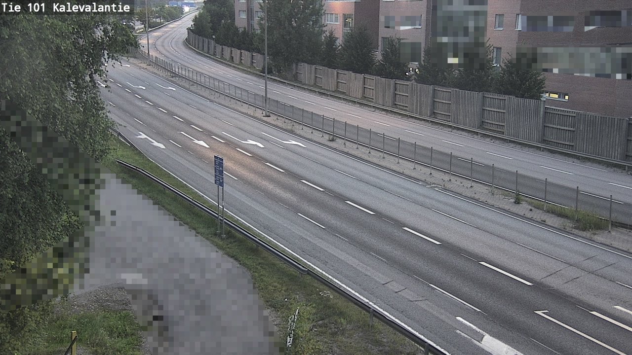 Weather Camera Image Road 101 Kalevalantie, Espoo, Uusimaa