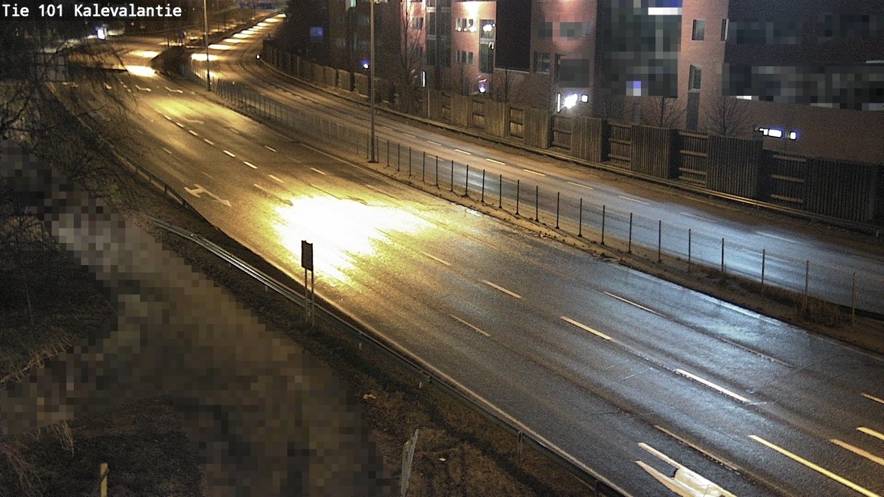 Weather Camera Image Väg 101 Kalevalantie, Espoo, Uusimaa