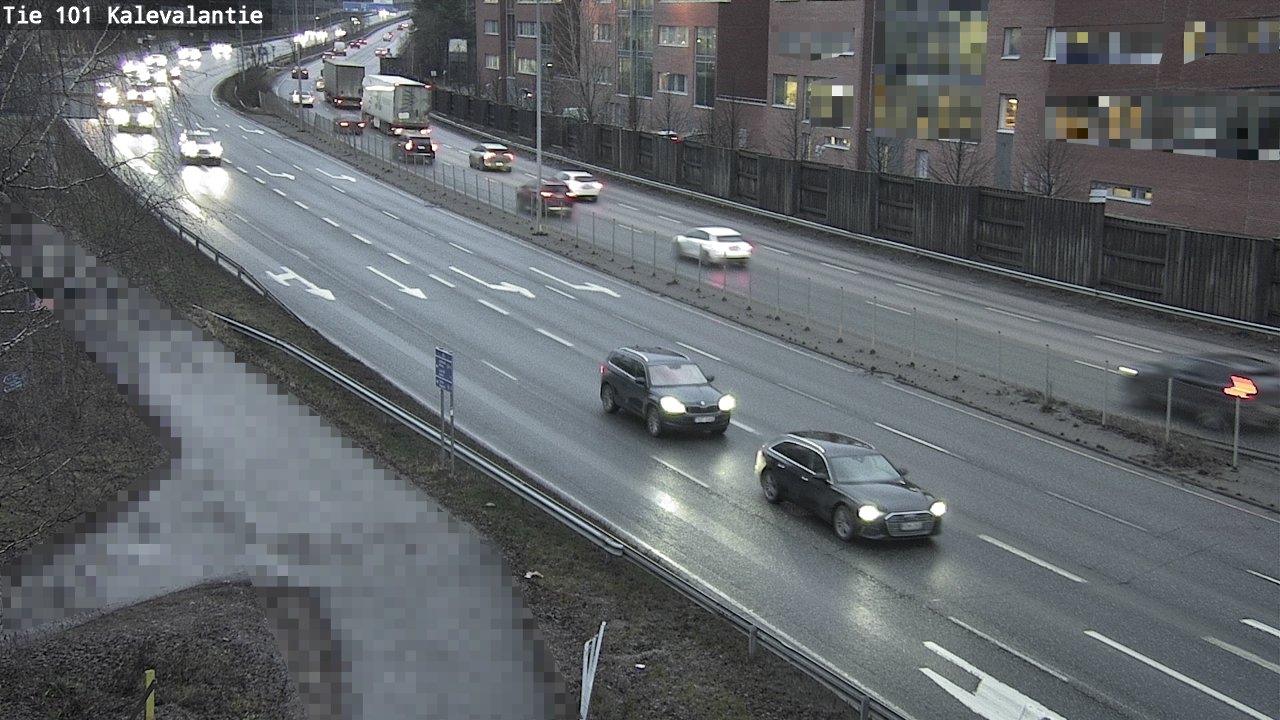 Weather Camera Image Road 101 Kalevalantie, Espoo, Uusimaa