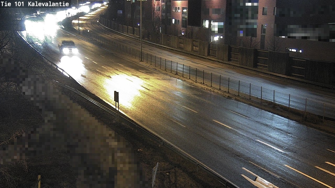 Weather Camera Image Väg 101 Kalevalantie, Espoo, Uusimaa