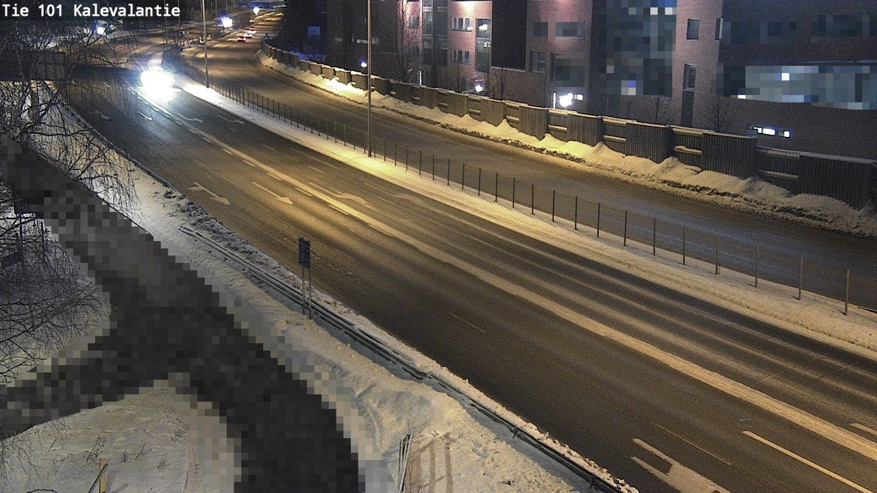 Weather Camera Image Road 101 Kalevalantie, Espoo, Uusimaa