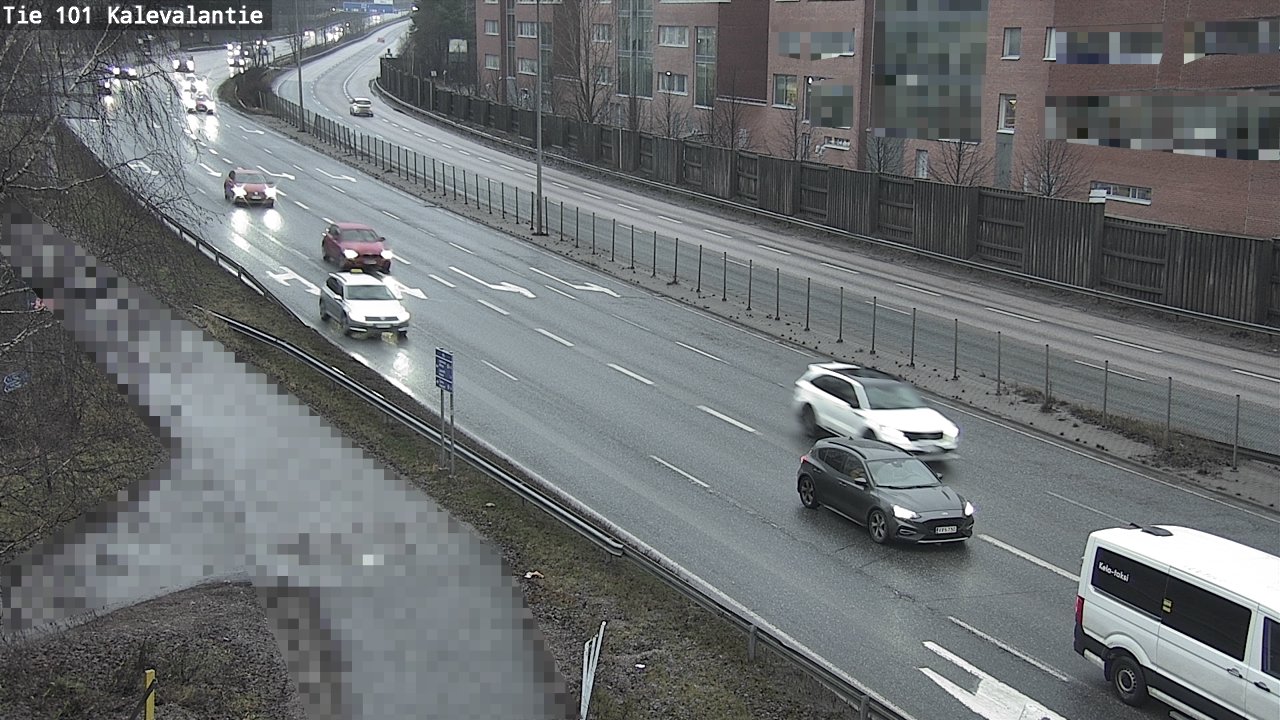 Weather Camera Image Road 101 Kalevalantie, Espoo, Uusimaa