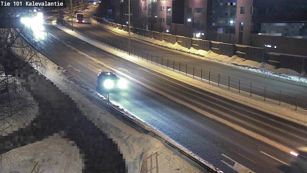 Weather Camera Image Väg 101 Kalevalantie, Espoo, Uusimaa