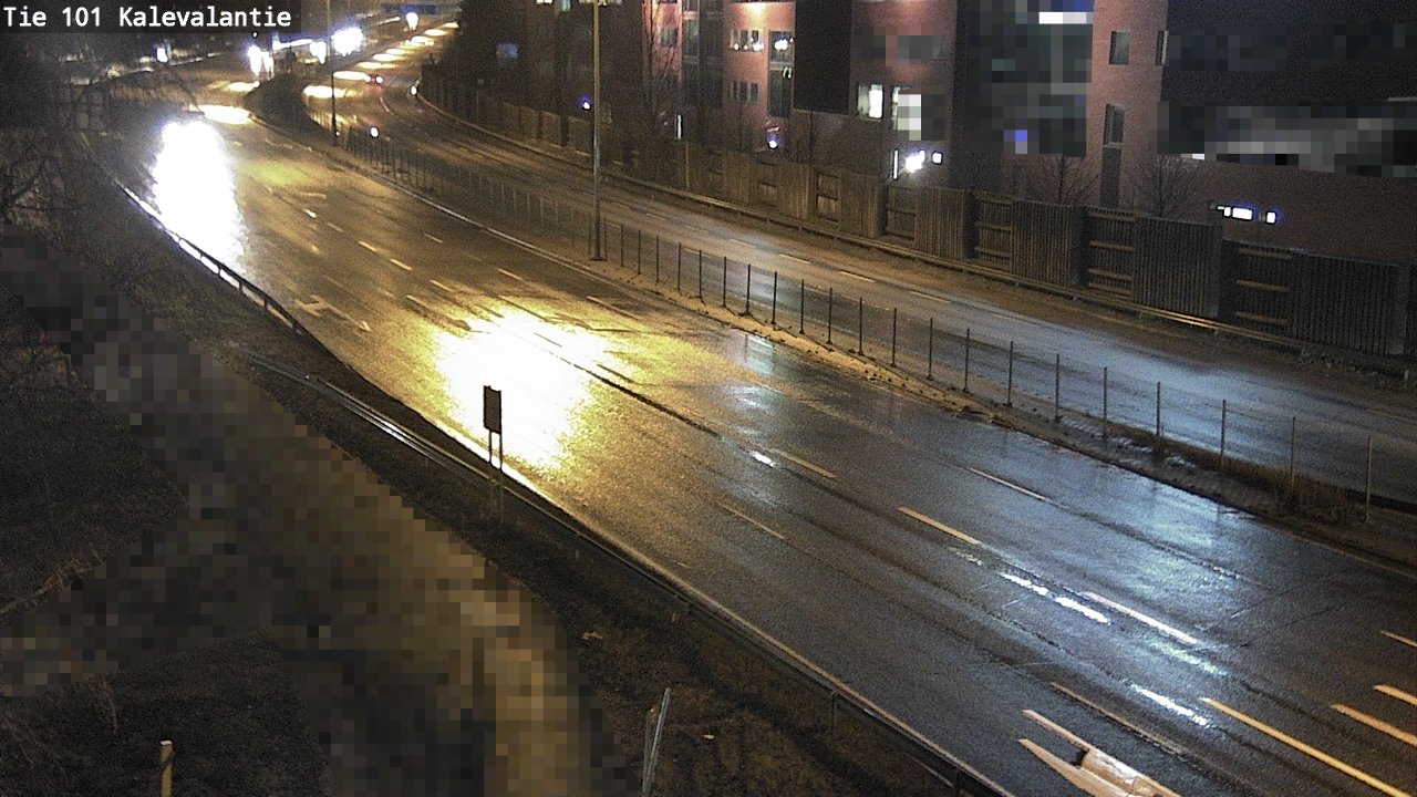 Weather Camera Image Väg 101 Kalevalantie, Espoo, Uusimaa